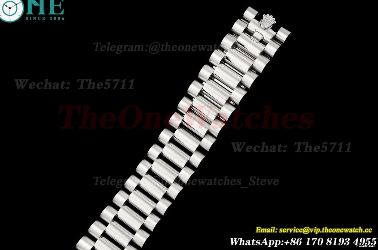 Silver 36mm V3 SS Dia DayDate 128239 SS QF VR3255(Gain Weight) 0223